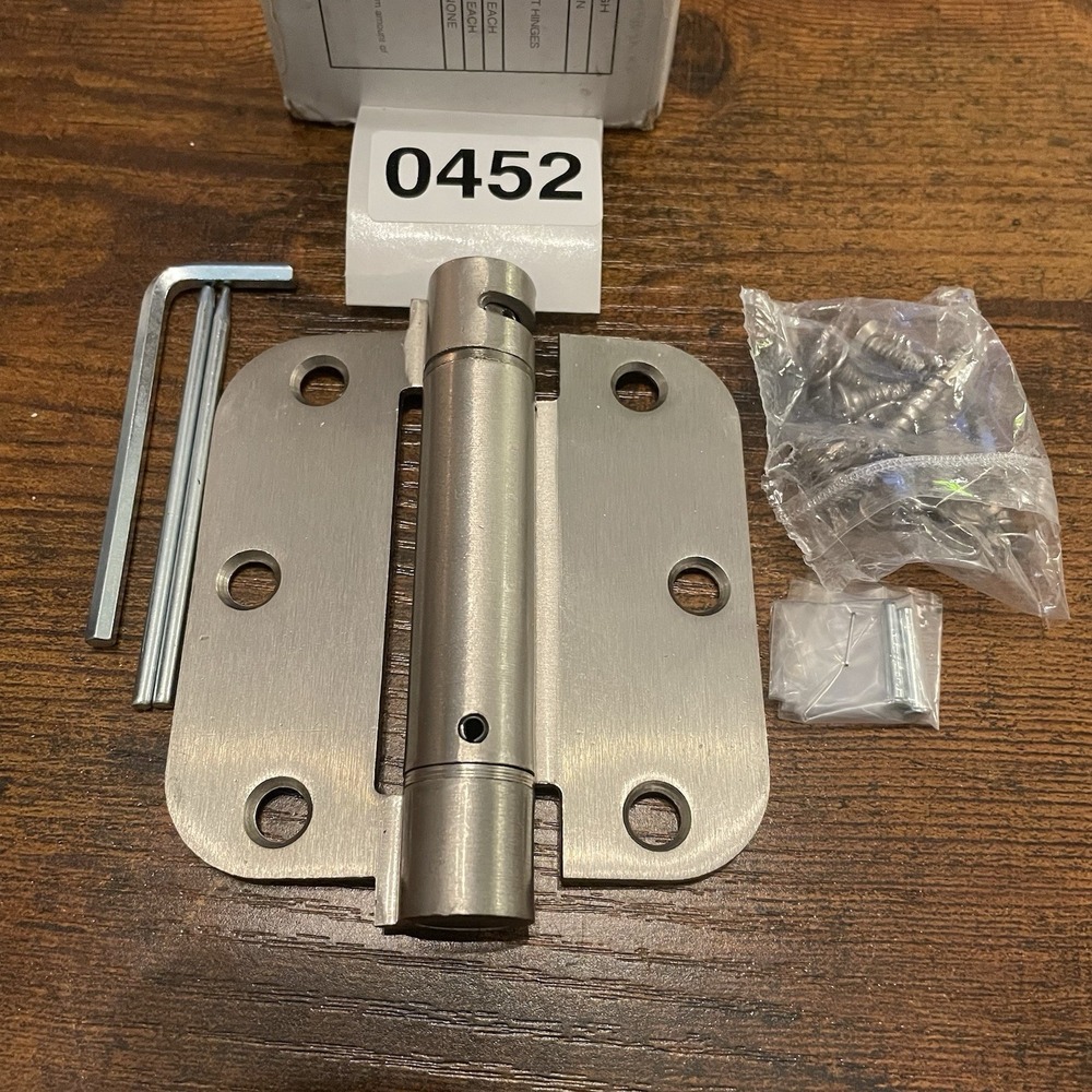✅Deltana S35R5BB15 3.5" x 3.5" Radius Ball Bearing Hinge Satin Nickel #️⃣0452